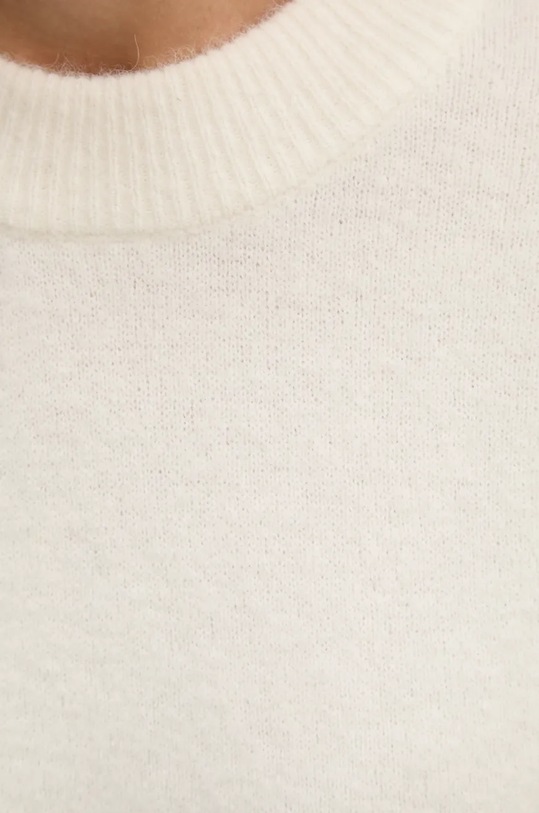 Samsoe Samsoe pulover de lână F18422025 bej