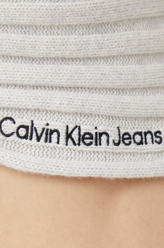 Pulover s primesjo volne Calvin Klein Jeans J20J219786.9BYY bež