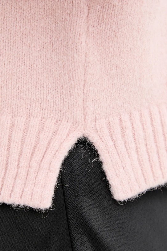 BOSS sweter z domieszką wełny 50478315 różowy