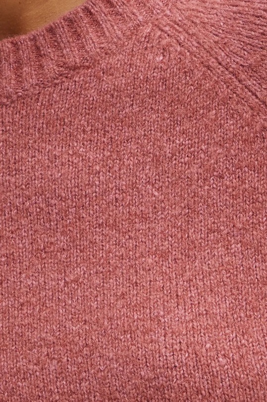 Pulover s dodatkom vune BOSS 50478315 roza