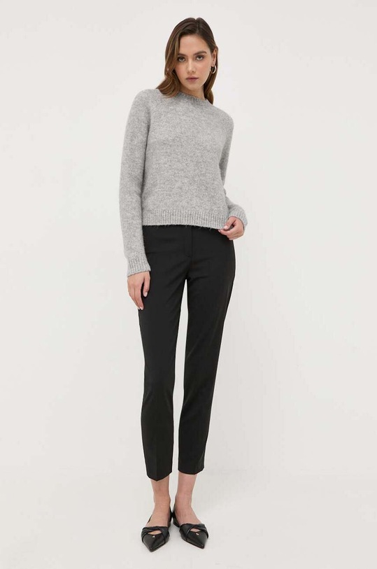BOSS pulover din amestec de lana 50478315 gri AW24