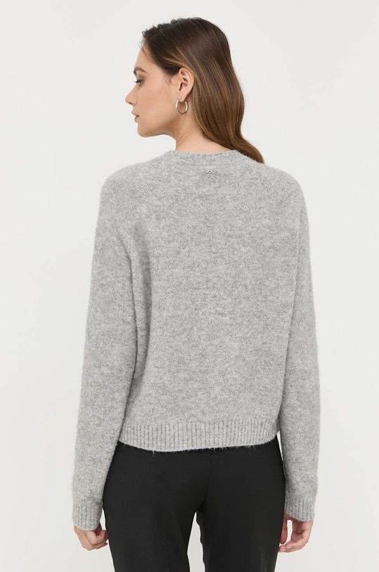 Odzież BOSS sweter z domieszką wełny 50478315 szary