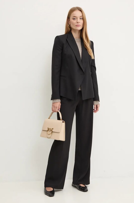Светр з домішкою вовни BOSS 50478315 бежевий AW24