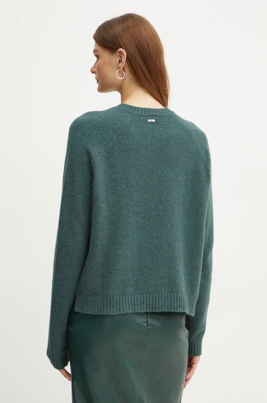 Îmbrăcăminte BOSS pulover din amestec de lână Febisan 50478315 verde
