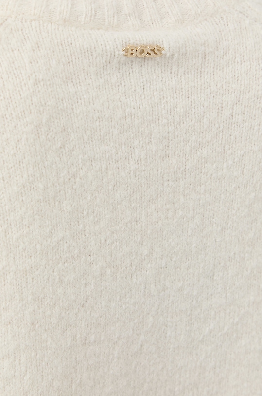 Sveter s prímesou vlny BOSS Febisan 50478315 béžová