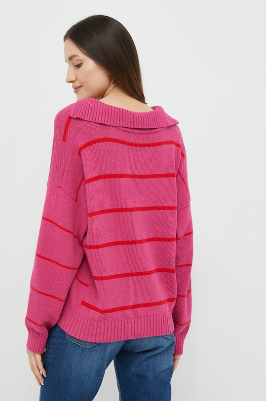 Odzież United Colors of Benetton sweter 1040E3006.9L5 różowy