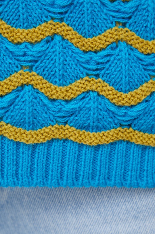 Vlnený sveter United Colors of Benetton 127NE200V.901 modrá