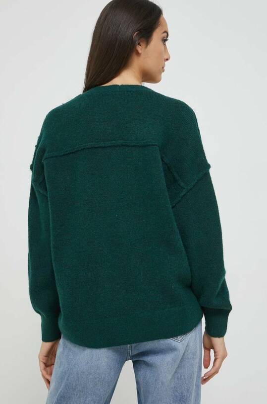 Odzież Superdry sweter z domieszką wełny W6110456A.GRL zielony