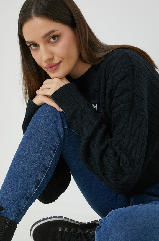 Svetr Tommy Jeans černá DW0DW14261.9BYY