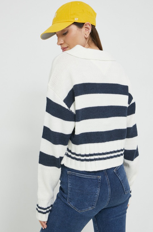 Îmbrăcăminte Tommy Jeans pulover din amestec de lana DW0DW14279.9BYY bleumarin