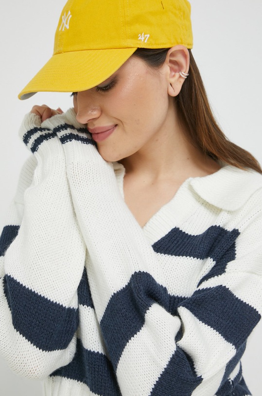 Tommy Jeans pulover din amestec de lana DW0DW14279.9BYY bleumarin
