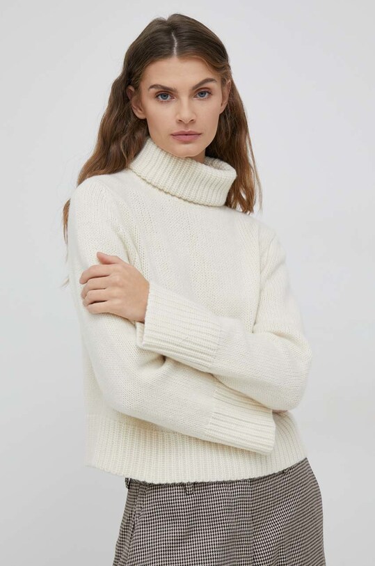 Μάλλινο πουλόβερ Polo Ralph Lauren Kapsuła Creamy Dreamy μαλλί μπεζ 211881620002