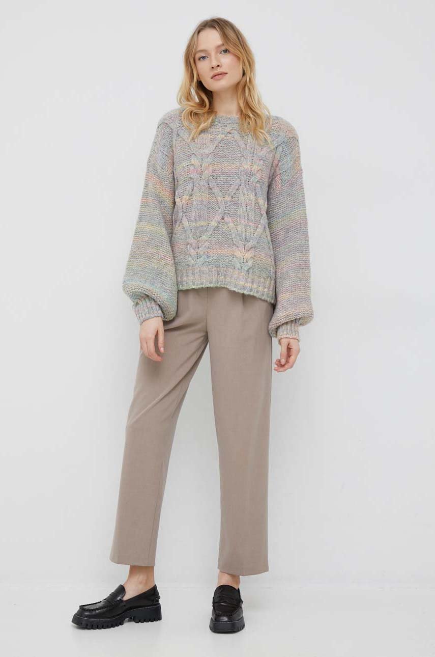 Pulover s primesjo kašmirja United Colors of Benetton 1022D103J.6L2 pisana AW22