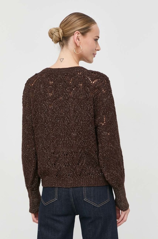 Oblačila Jopica s primesjo volne Morgan MARINA.CHOCOLAT rjava