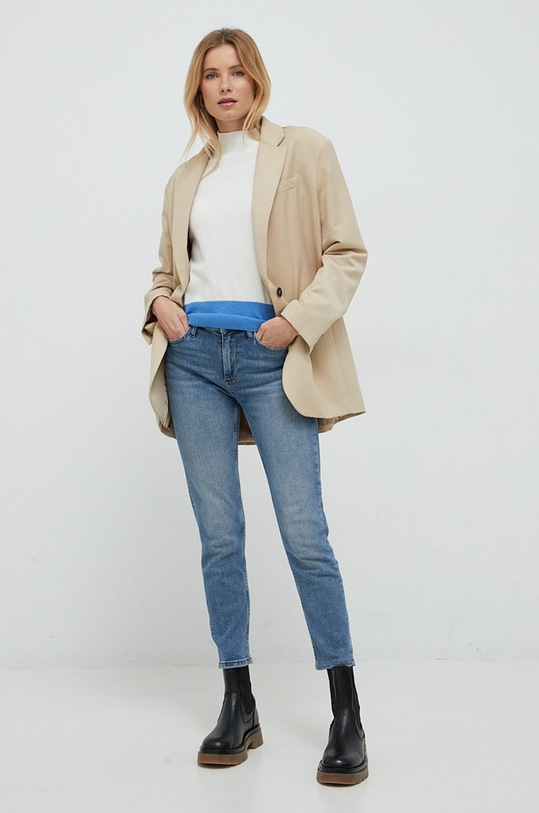 Pulover United Colors of Benetton 1035E201B.600 bež AW22