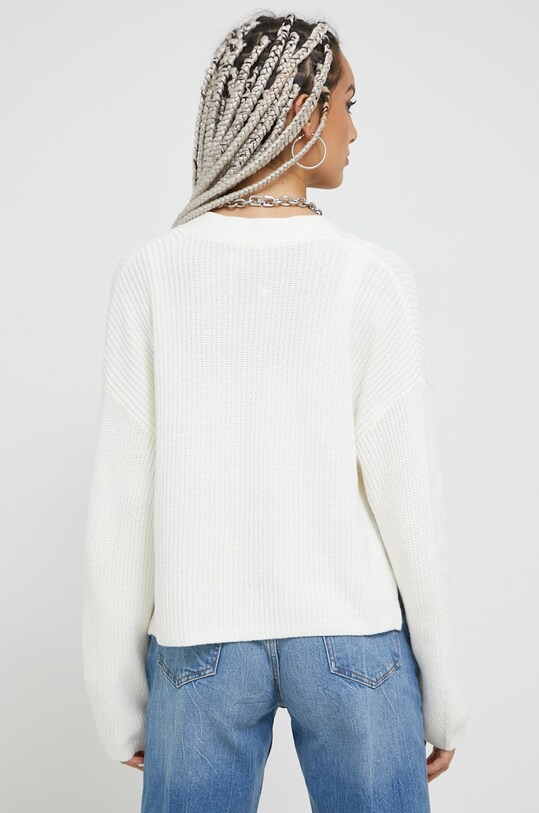 Odzież Abercrombie & Fitch kardigan KI150.2731.101 biały