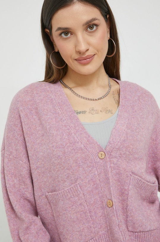 Abercrombie & Fitch cardigan din amestec de lana violet KI150.2753.630