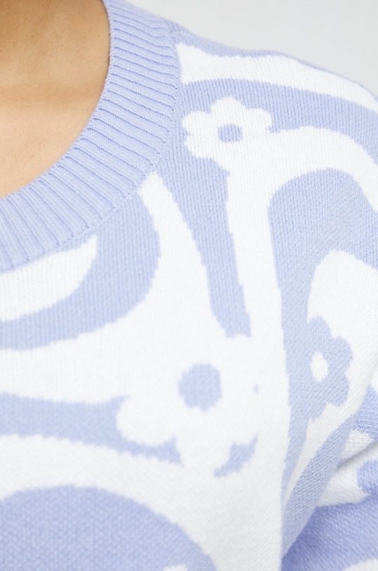 Hollister Co. sweter bawełniany KI350.2131.638 fioletowy