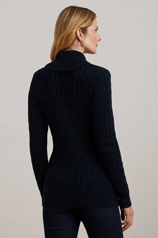 Lauren Ralph Lauren pulover de bumbac 200808258 bleumarin AW24