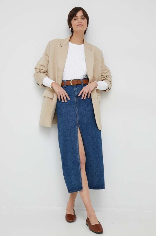 Βαμβακερό πουλόβερ Polo Ralph Lauren 211747397002 λευκό AW22