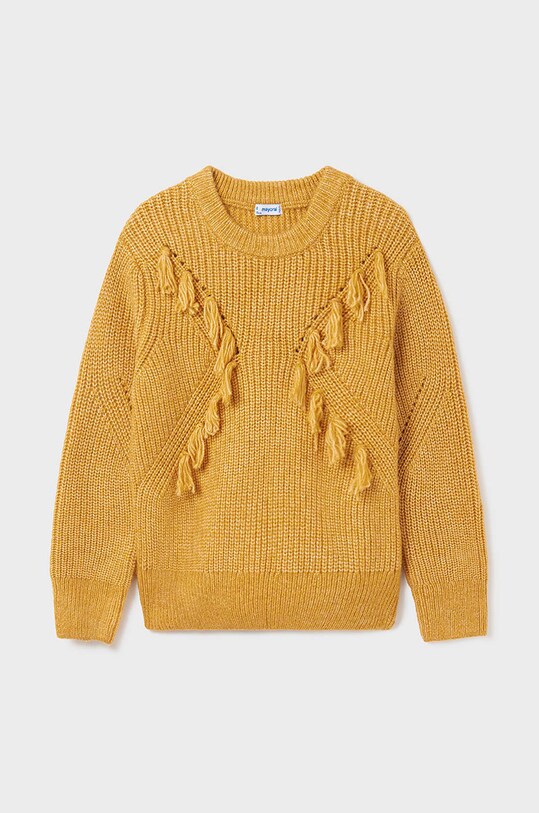 Mayoral sweter dziecięcy 7368.8A.JUNIOR żółty AW22