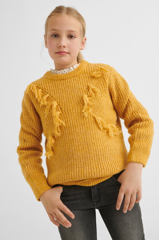 Mayoral sweter dziecięcy 7368.8A.JUNIOR żółty