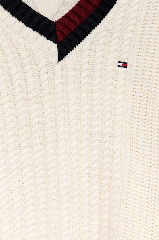 Lány Tommy Hilfiger gyerek pulóver KG0KG06903.9BYY fehér