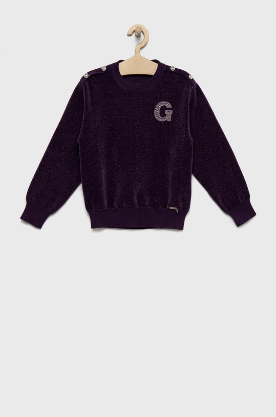 Детски пуловер Guess средно дебел виолетов J2BR03.5661Z