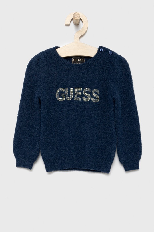 Детски пуловер Guess тънък тъмносин K2BR00.Z3220