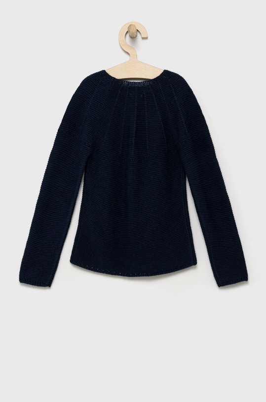 Dětský svetr s příměsí vlny United Colors of Benetton 1076G5006.P námořnická modř AW22