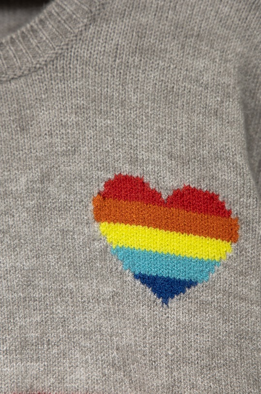 Fete United Colors of Benetton pulover copii 127BH100E.P gri