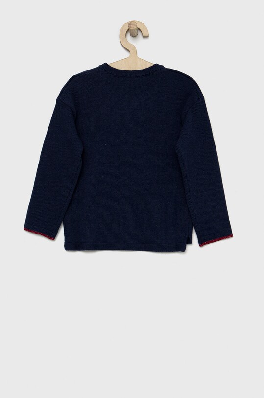 Детский свитер с примесью кашемира United Colors of Benetton 1132H101Y.P тёмно-синий AW22