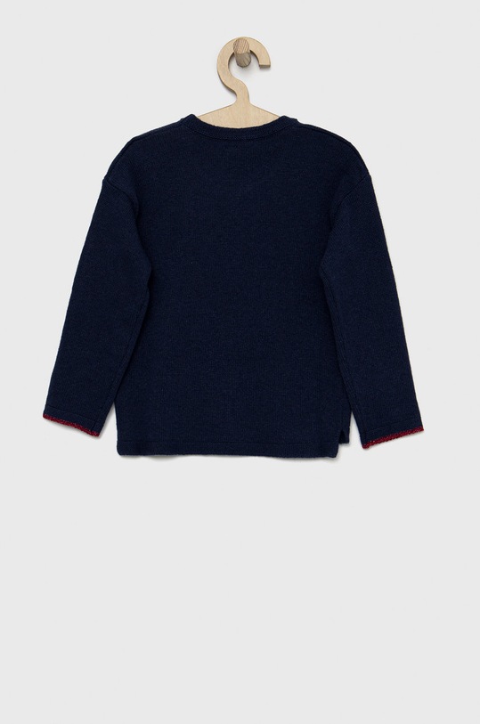 United Colors of Benetton pulover pentru copii din amestec de casmir 1132H101Y.P bleumarin AW22