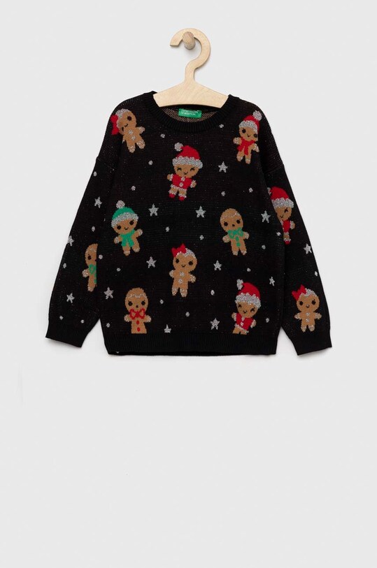 United Colors of Benetton sweter dziecięcy pozostałe czarny 1194H100K.P