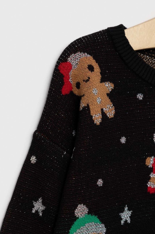 Dziewczynka United Colors of Benetton sweter dziecięcy 1194H100K.P czarny
