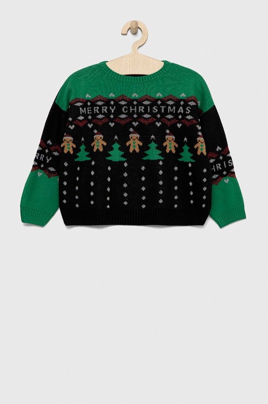 Detský sveter United Colors of Benetton 1MAWQ102V.G viacfarebná AW22