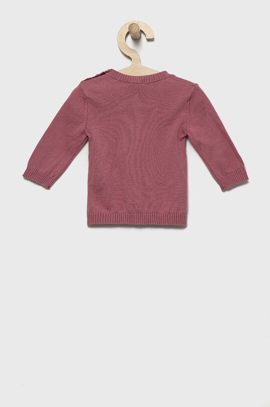Мальчик Детский хлопковый свитер United Colors of Benetton 112CB1009.W розовый