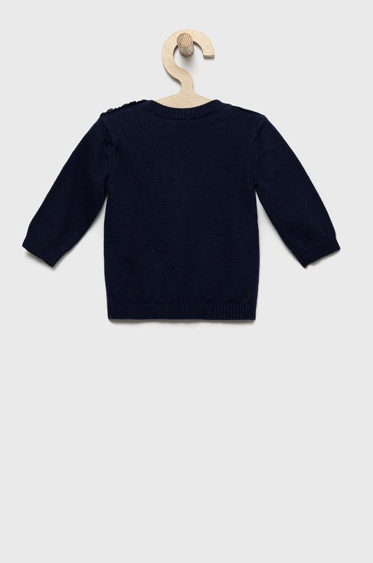 Chłopiec United Colors of Benetton sweter bawełniany dziecięcy 112CB1009.W granatowy