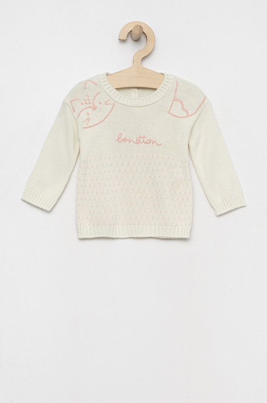 Детски пуловер United Colors of Benetton тънък бежов 1270B100D.W