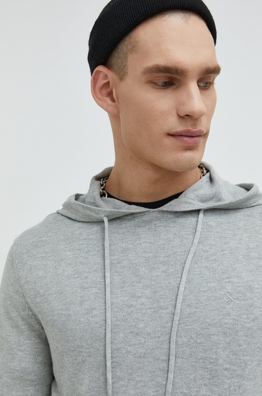 Jack & Jones sweter szary 12211305.LightGreyM