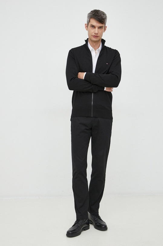 Tommy Hilfiger sweter MW0MW22747.9BYY czarny AW22