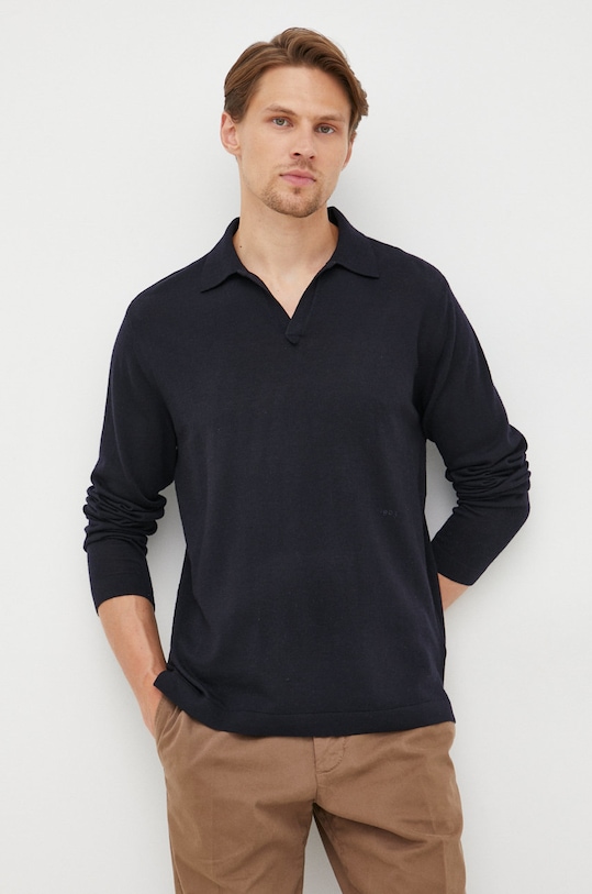 Tiger Of Sweden sweter wełniany szpic czarny T68915054