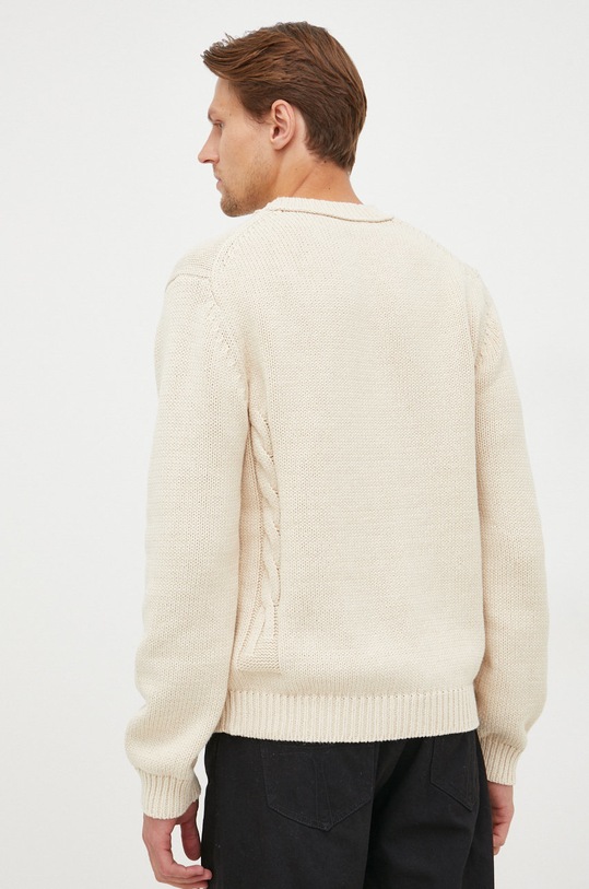 Odzież Tiger Of Sweden sweter z domieszką lnu T70928001 beżowy