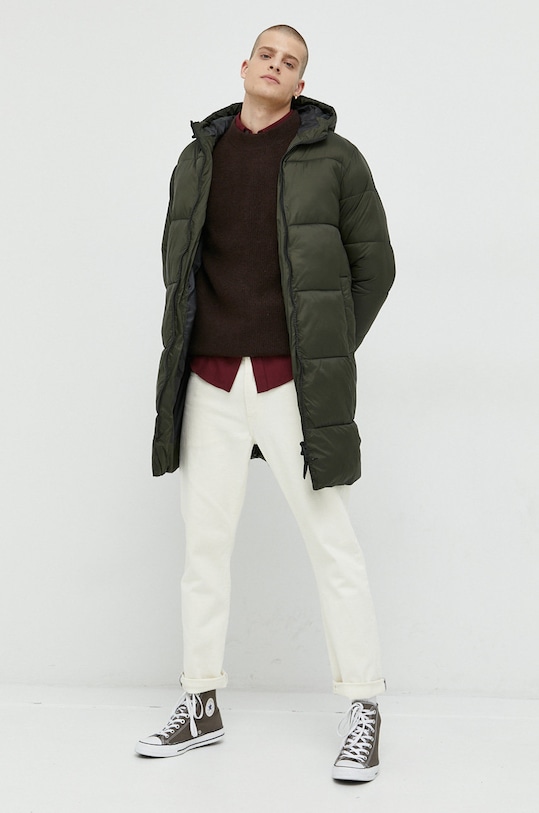 Pulover s primesjo volne Premium by Jack&Jones Raley 12222543.Java rjava AW22