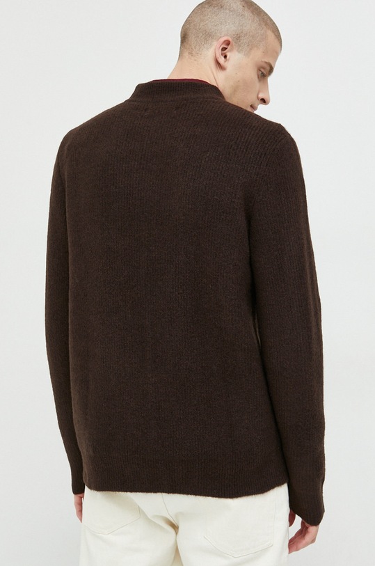 Oblačila Pulover s primesjo volne Premium by Jack&Jones Raley 12222543.Java rjava