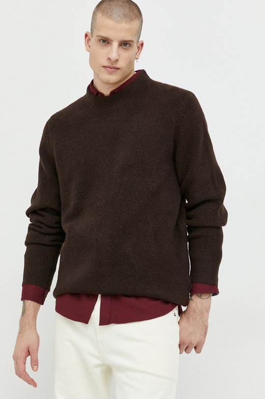 Pulover s primesjo volne Premium by Jack&Jones Raley rjava 12222543.Java