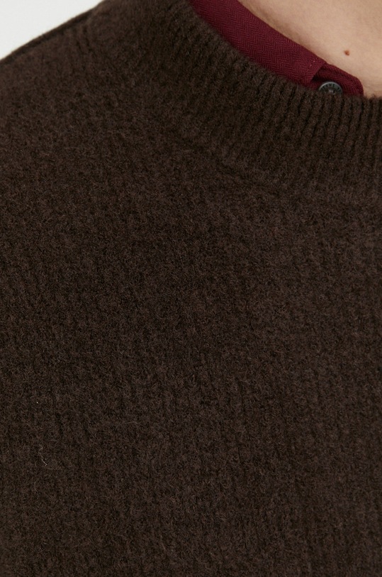 Pulover s primesjo volne Premium by Jack&Jones Raley 12222543.Java rjava