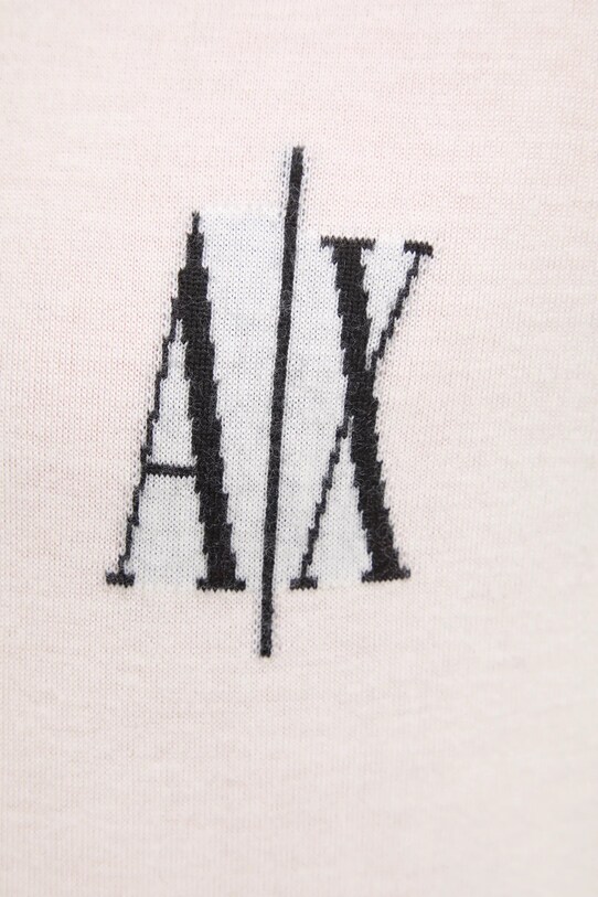 Armani Exchange sweter wełniany 8NZM4R.ZM8AZ beżowy