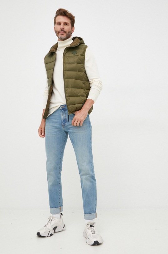Guess sweter z domieszką wełny M2BR08.Z3142 beżowy AW22