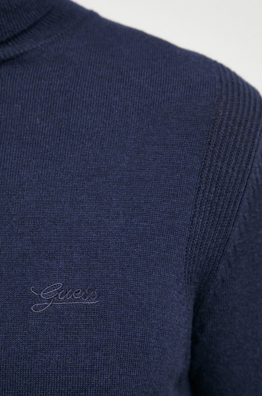 Guess sweter z domieszką wełny M2BR08.Z3142 granatowy